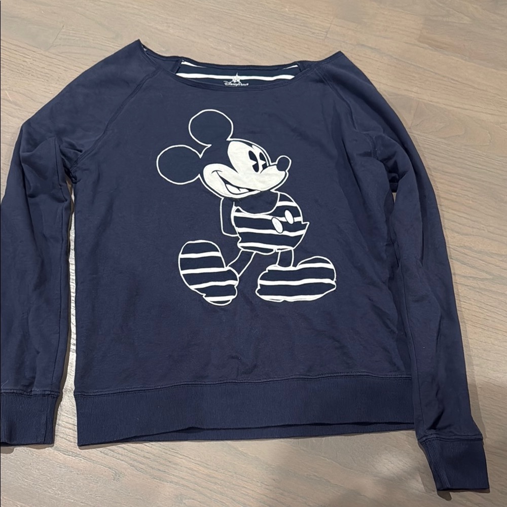 Disney Women's Navy Mickey Sweater